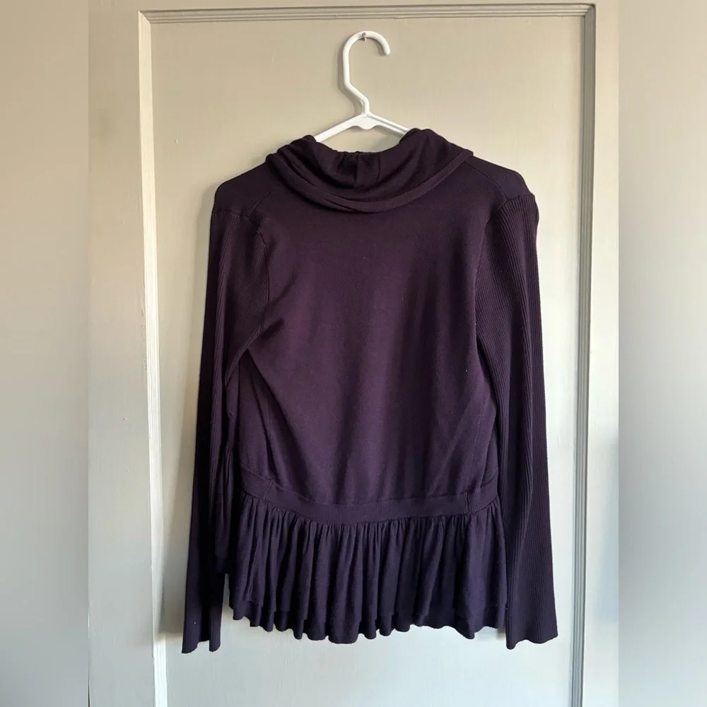 Purple Ruffle Sweater - Picture 5 of 5